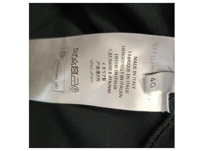 Stella Mc Cartney Stella McCartney Jacket with Belt in Black Viscose - view 6