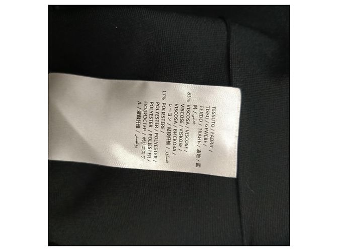 Stella Mc Cartney Stella McCartney Jacket with Belt in Black Viscose - view 7