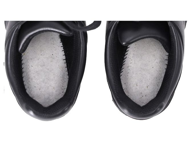 2.55 Sneakers low-top Chanel CC in pelle di vitello nera Nero - vista 14
