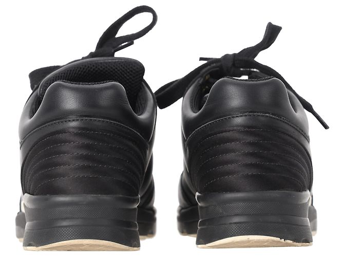 2.55 Sneakers low-top Chanel CC in pelle di vitello nera Nero - vista 3