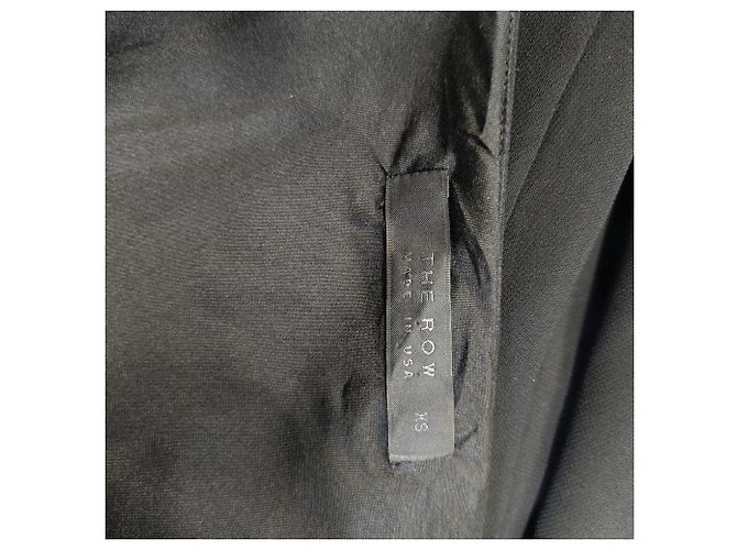Abito midi con cut-out The Row in viscosa nera Nero - vista 4