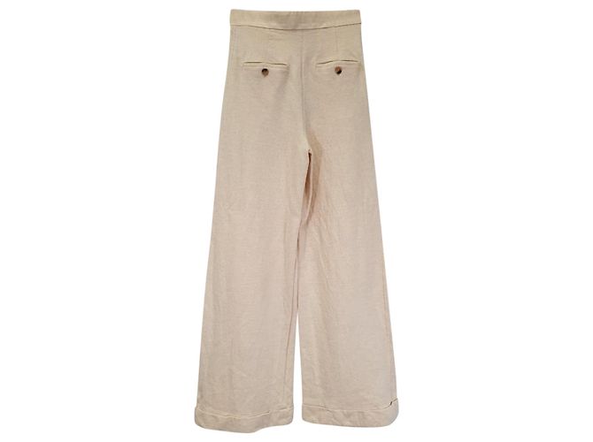 Pantalones Rauche Max Mara en lino beige - vista 2