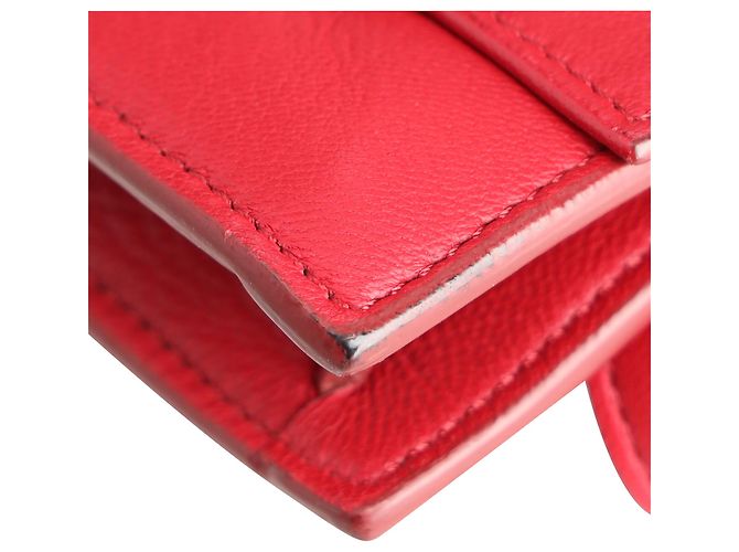Borsa a tracolla Versus Versace Medusa Flap in pelle rossa Rosso - vista 11