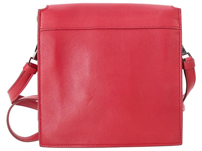 Borsa a tracolla Versus Versace Medusa Flap in pelle rossa Rosso - vista 3