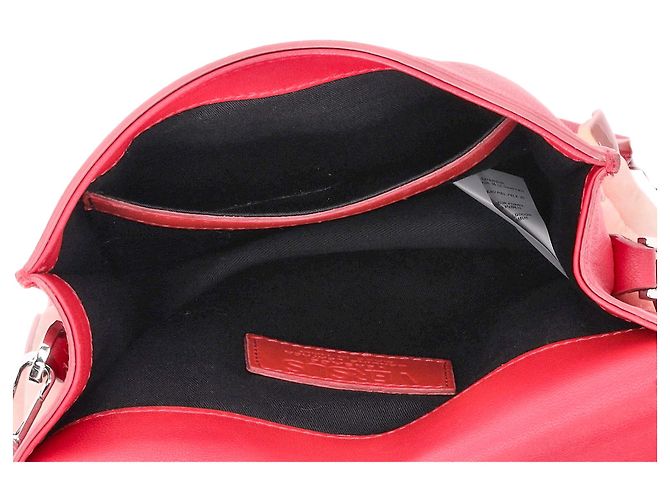 Borsa a tracolla Versus Versace Medusa Flap in pelle rossa Rosso - vista 6