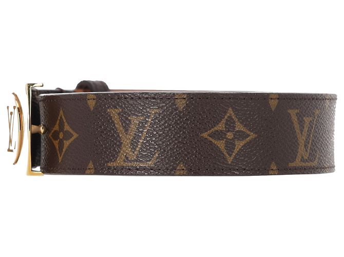 Louis Vuitton Fortune Gürtel aus braun beschichtetem Canvas Rot - Ansicht 2