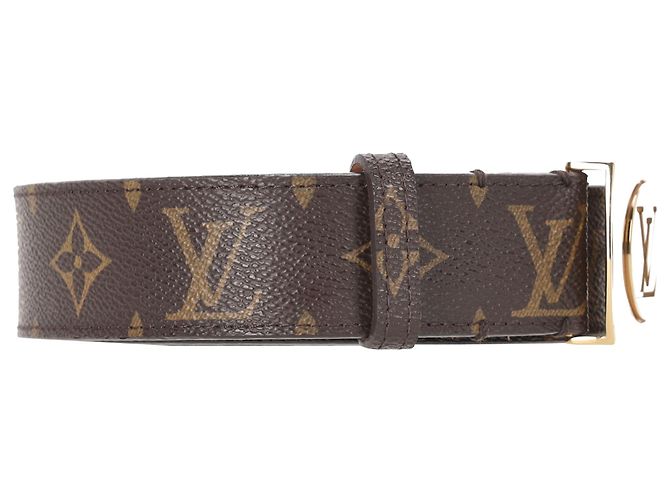 Louis Vuitton Fortune Gürtel aus braun beschichtetem Canvas Rot - Ansicht 4