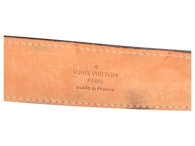 Louis Vuitton Fortune Gürtel aus braun beschichtetem Canvas Rot - Ansicht 8