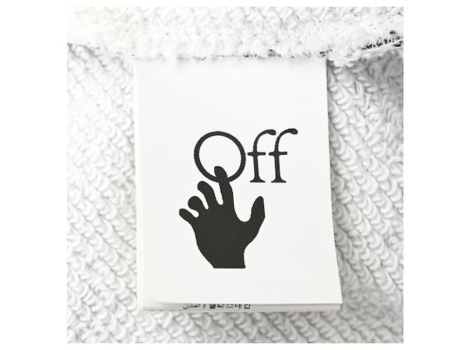 Off White Off-White Frühling-Sommer 2020 Logo-Print Hoodie aus mehrfarbigem Baumwollstoff - Ansicht 5