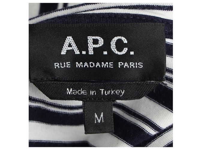 Apc T-shirt a righe A.P.C. in cotone multicolore - vista 4