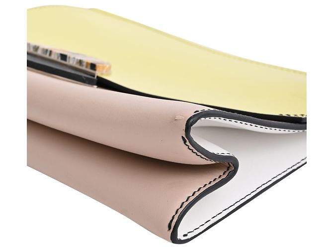 Clutch Curl Medium in pelle multicolore Proenza Schouler - vista 9