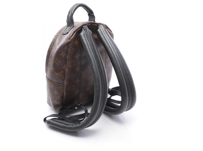 Zaino Louis Vuitton Palm Springs PM Marrone Nero - vista 2