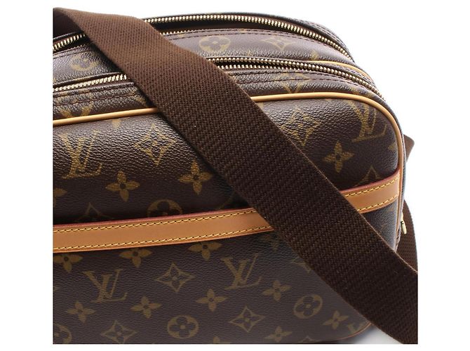 Borsa a tracolla Louis Vuitton Reporter PM Marrone - vista 8