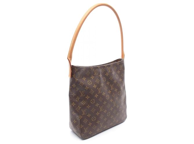 Borsa Louis Vuitton Looping GM Marrone - vista 2