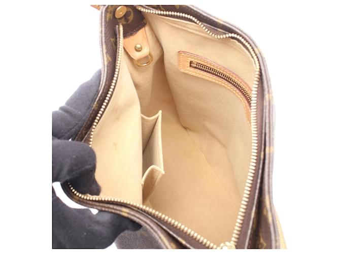 Borsa Louis Vuitton Looping GM Marrone - vista 3