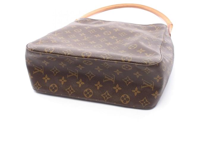 Borsa Louis Vuitton Looping GM Marrone - vista 9