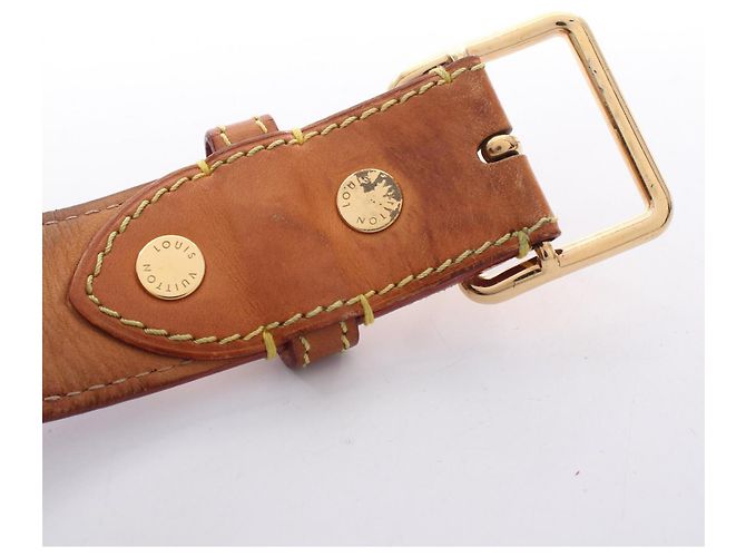 Louis Vuitton Monogram Watercolor Gürtel Braun Pink - Ansicht 4