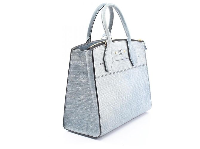 Borsa 2-Way Louis Vuitton City Steamer MM Blu - vista 2