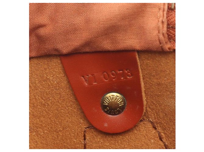 Borsa Louis Vuitton Speedy 30 Epi Kenya Brown Marrone - vista 5