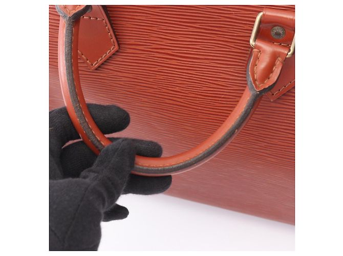 Borsa Louis Vuitton Speedy 30 Epi Kenya Brown Marrone - vista 6