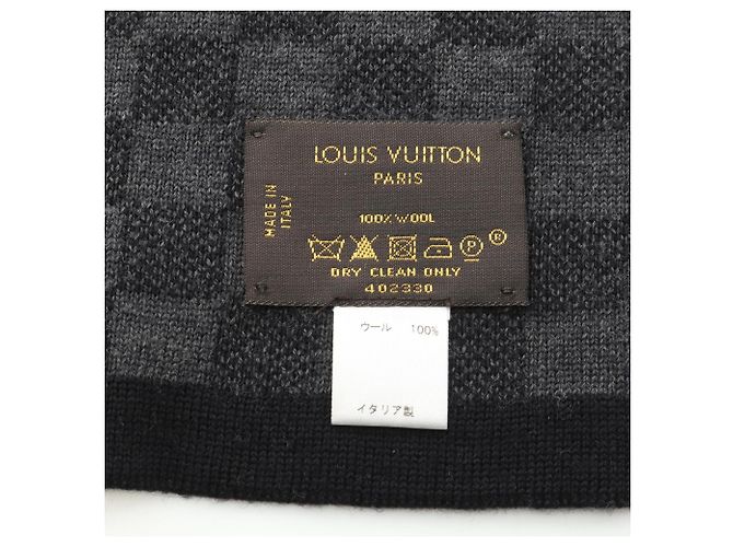 Louis Vuitton Damier Schal Braun Schwarz - Ansicht 2