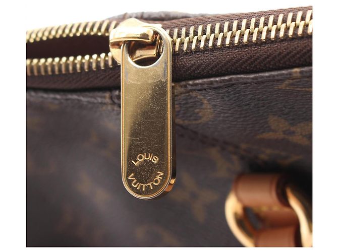Borsa Tote Louis Vuitton Totally MM Monogram Marrone - vista 11