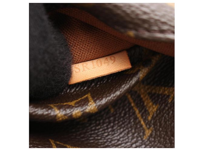 Borsa Tote Louis Vuitton Totally MM Monogram Marrone - vista 5