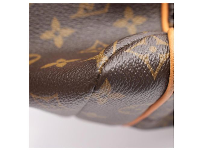 Borsa Tote Louis Vuitton Totally MM Monogram Marrone - vista 6