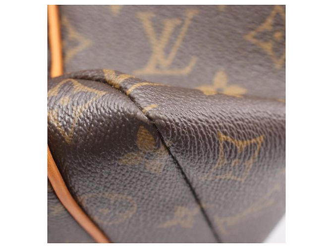 Borsa Tote Louis Vuitton Totally MM Monogram Marrone - vista 7