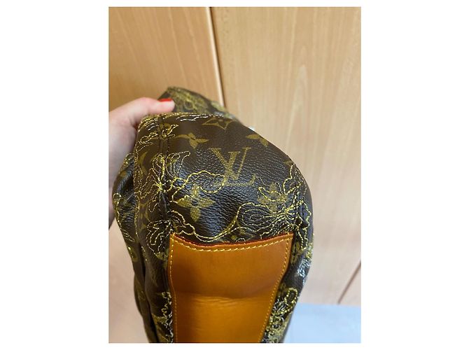 Louis Vuitton Besace Dentelle Or Borsa a Spalla Marrone D'oro - vista 10