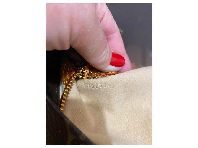Louis Vuitton Besace Dentelle Or Borsa a Spalla Marrone D'oro - vista 12