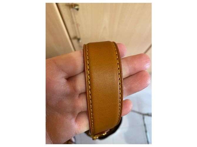 Louis Vuitton Besace Dentelle Or Borsa a Spalla Marrone D'oro - vista 7