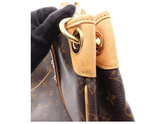 Borsa a Spalla Louis Vuitton Galliera PM Marrone - vista 15