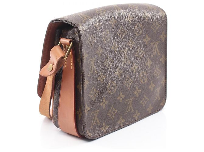 Bolsa de Ombro Louis Vuitton Cartouchiere MM Marrom - vista 2