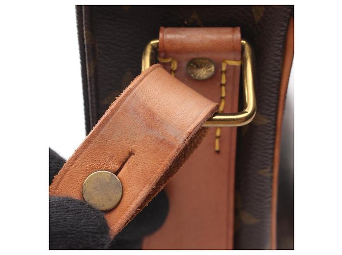 Bolsa de Ombro Louis Vuitton Cartouchiere MM Marrom - vista 9