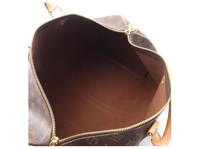 Borsa Boston Louis Vuitton Keepall 45 Monogram Marrone - vista 3