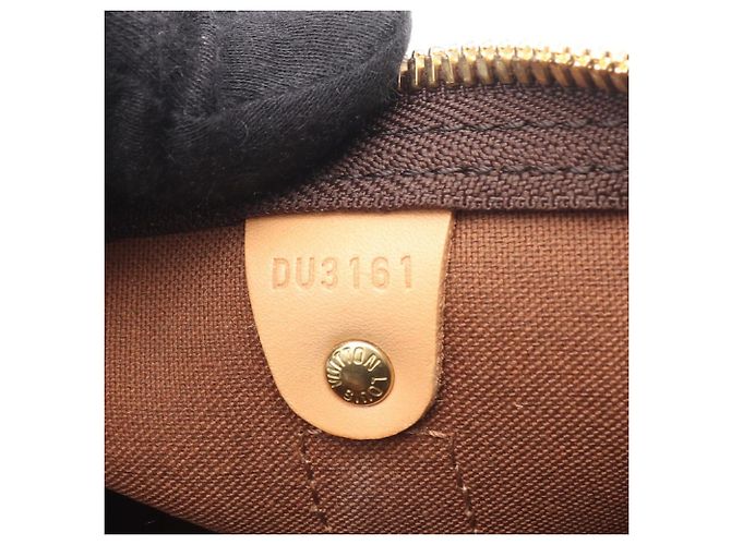 Borsa Boston Louis Vuitton Keepall 45 Monogram Marrone - vista 5