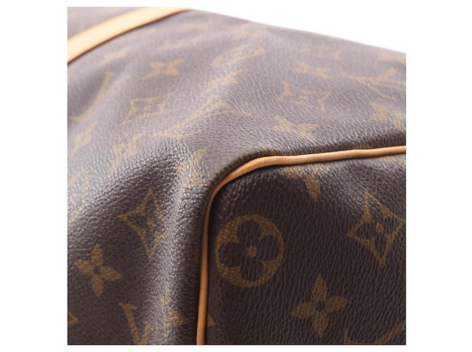 Borsa Boston Louis Vuitton Keepall 45 Monogram Marrone - vista 8