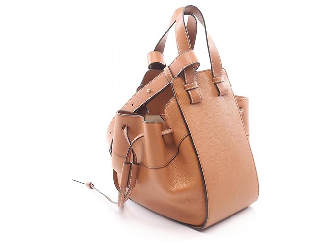 Loewe Hammock Drawstring Bag Brown - view 2