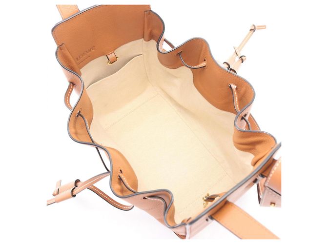 Loewe Hammock Drawstring Bag Brown - view 3