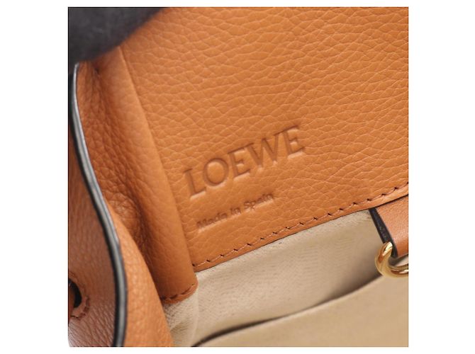 Loewe Hammock Drawstring Bag Brown - view 4