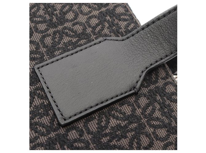 Borsa Tote Loewe Buckle Horizontal Anagram Nero - vista 9