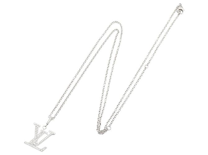 Collana con pendente Louis Vuitton in diamante Argento - vista 2