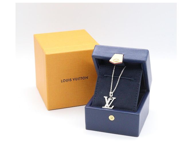 Collana con pendente Louis Vuitton in diamante Argento - vista 7