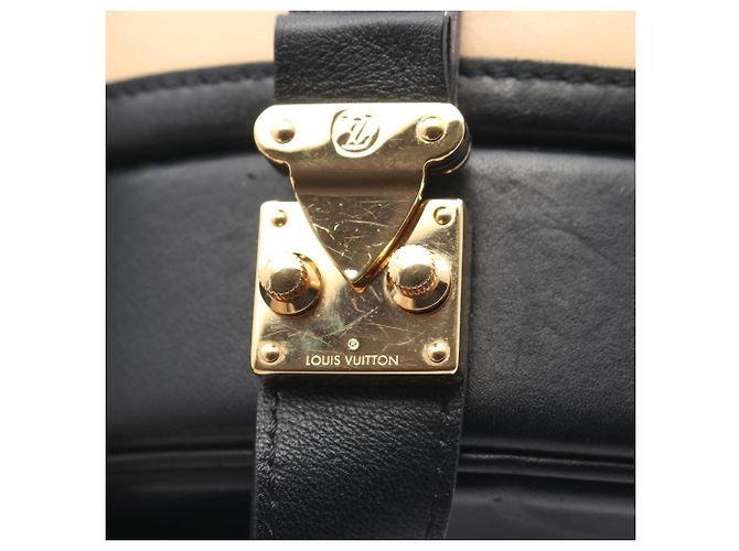 Borsa 2-Way Louis Vuitton Petite Boite Chapeau Nero Beige - vista 13