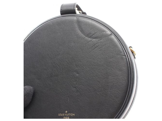Borsa 2-Way Louis Vuitton Petite Boite Chapeau Nero Beige - vista 7