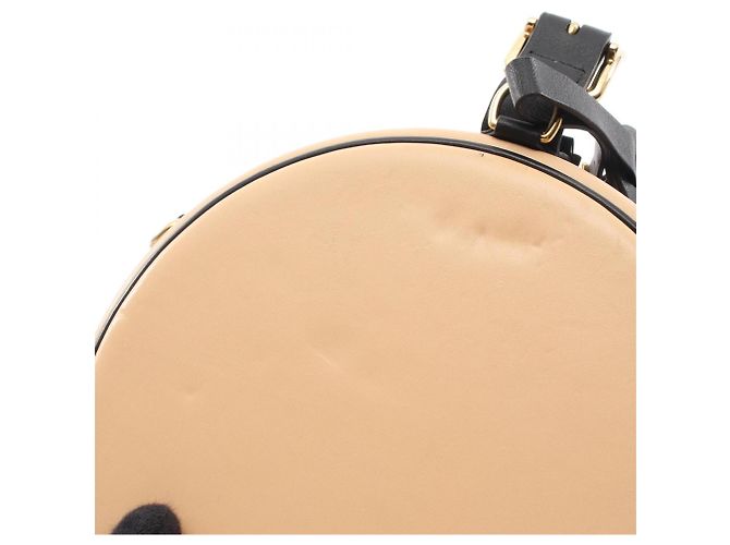 Borsa 2-Way Louis Vuitton Petite Boite Chapeau Nero Beige - vista 8