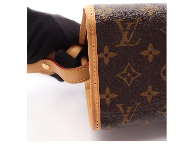 Borsa a mano lunga Popincourt Louis Vuitton Marrone - vista 12