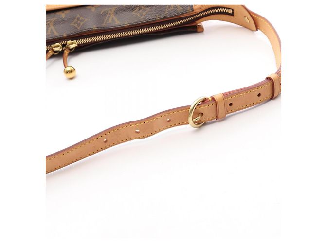 Borsa a mano lunga Popincourt Louis Vuitton Marrone - vista 16