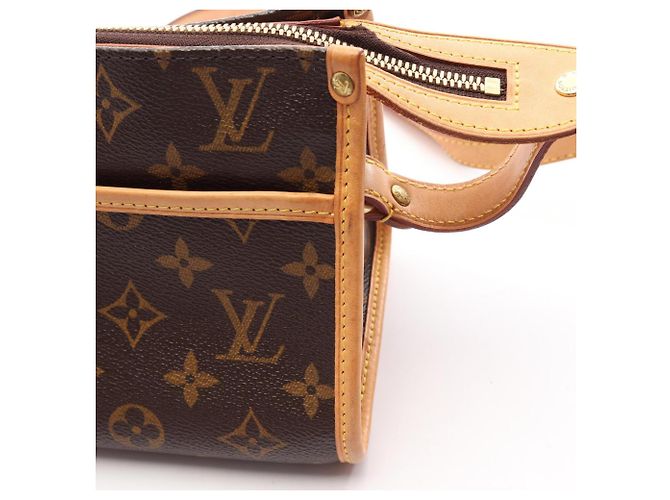 Borsa a mano lunga Popincourt Louis Vuitton Marrone - vista 6